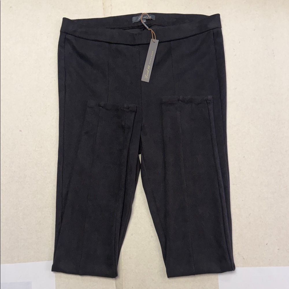 Level 99 Pandora Stretch Sueded Leggings M NWT